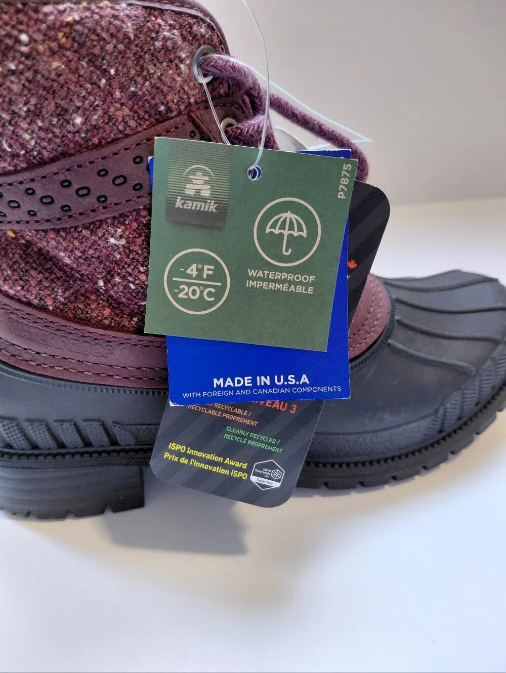 Kamik warmth rated
